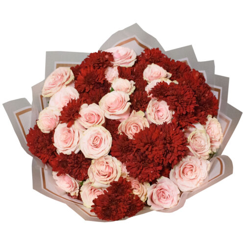 Ramo de rosas con brandy